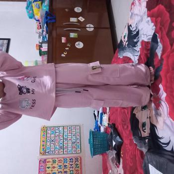 Product Review of Masyken Setelan Sweater Anak Perempuan Crop Top Usia 1-6 Tahun Bayi Parsel TPE Beige from Q**a V**a A**a 1