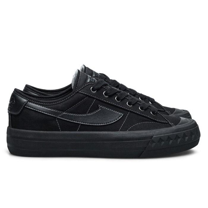 Sepatu Compass Retrograde Triple Black Low, Ready Size : , 35 / 36 / 37 ...