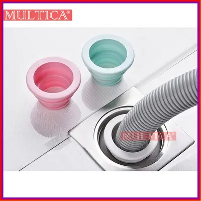 MULTICA COD Penutup Silikon Pipa Saluran Pembuangan Drain Pipe Hose Deodorant Silicone Plug Sewer Seal Ring 1