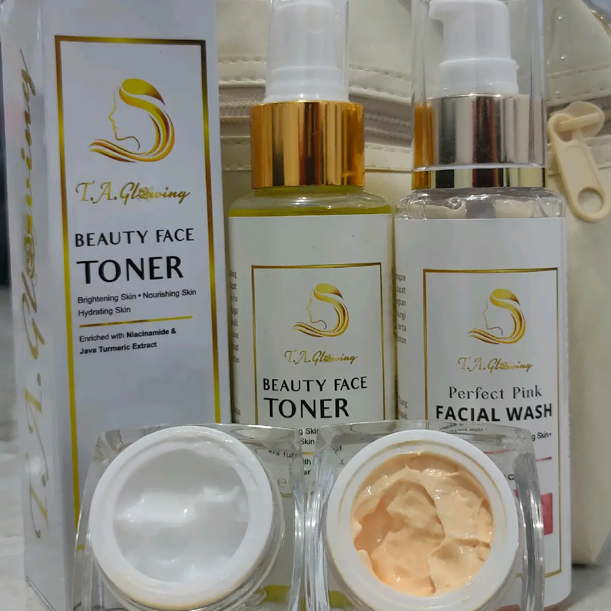T.A Glowing paket pencerah wajah