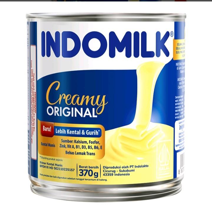 INDOMILK SKM ALL VARIANT DURIAN MUSANG KING,PUTIH,COKLAT KEMASAN  370G Food Asli Baking 7