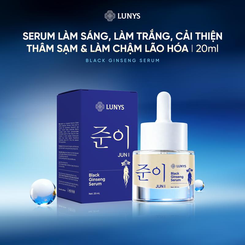  Tình Chất Serum Black Ginseng - Chiết Xuất Nhân Sâm Đen Làm Trắng Sáng Cải Thiện Thâm Sạm & Chậm Lão Hóa Da 
