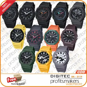 DIGITEC DA 2119 / DA-2119 / DA2119 Watch DG Jam Tangan ORIGINAL  Stopwatch