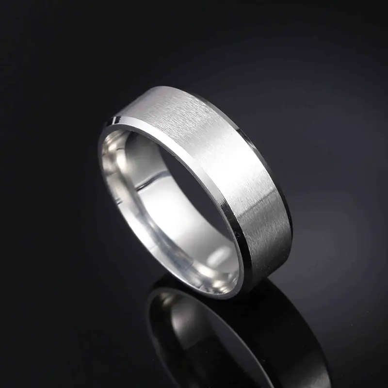 [COD] CINCIN TITANIUM HITAM POLOS KUALITAS SUPER ANTI LUNTUR ANTI KARAT / CINCIN PRIA WANITA ANAK COUPLE TUNANGAN / DUNIAGELANG.ID 7