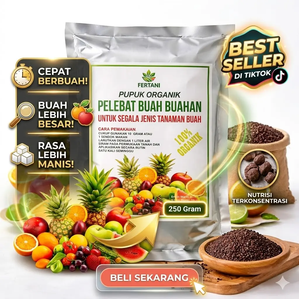 FERTANI Pupuk Organik Pelebat Segala Jenis Buah - Nutrisi Booster Hasil Panen Melimpah