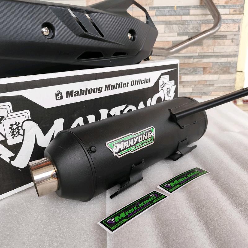 Knalpot CMS Suara Ngebas Gerung Adem Full System Original Mahjong Muffler untuk Motor Beat Scoopy Vario Mio Nmax Aerox PCX dll - Motorcycle, Foto 9
