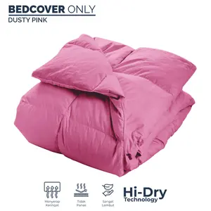 Bedcover saja 150x220 polos king size aestetic minimalis