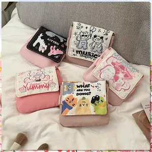 Pouch Pembalut Wanita Tas Kecil Pembalut Tissue Aesthetic Pastel Towel Bag Organizer
