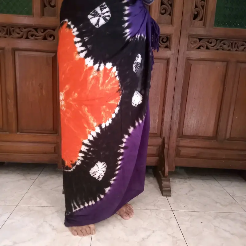 PAKET 100RB DAPAT 5 KAIN PANTAI KHAS BALI HALUS RUMBAI KEMEN MOTIF JUMPUTAN JUMBO 160X125 Syal 2