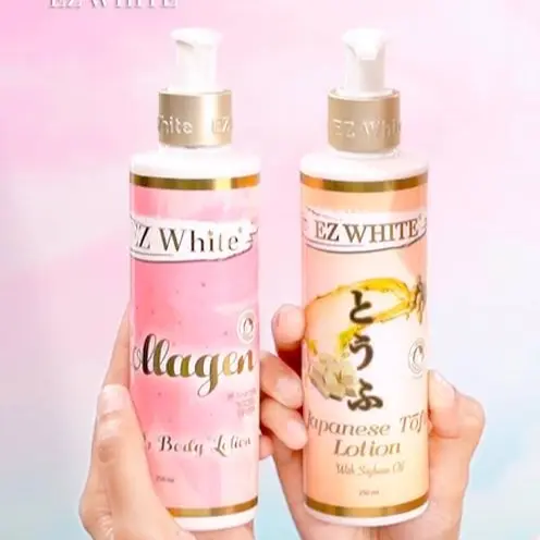￼EZ White Japanese Tofu / Collagen Hand Body Lotion 250ml 1