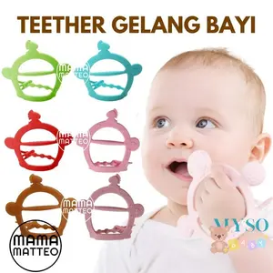 TEETHER Gelang Bayi SIlikon / Bahan Food Grade / Gigitan Tangan Bayi