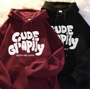 Hoodie Sweater CUDEGPAPHY Wanita Dan Pria Casual Oversize Pullover Hoodie Premium Lembut Katun Remaja Distro Jaket