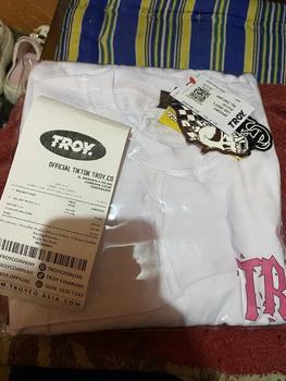 Product Review of Troy Company Tshirt Longsleeve White Cute Spooky - Kaos Lengan Panjang Putih LS 2807 from D**_ 0