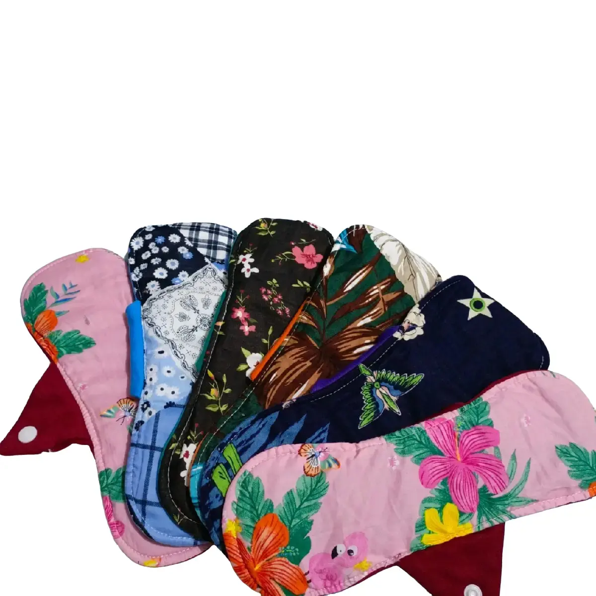 Syakira Pembalut Kain Cuci Ulang katun motif wanita 1 pak isi 6 pcs