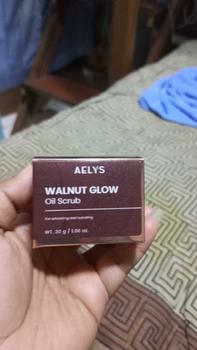 Product Review of AELYS Walnut Glow Oil Scrub For Exfoliating & Hydrating  Facial Perontok from g**g 0