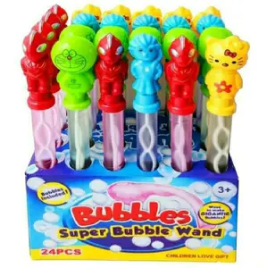 balon stik gelembung warna