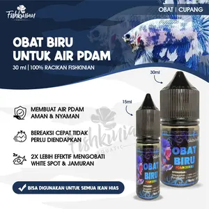 OBAT BIRU PDAM SERIES IKAN CUPANG