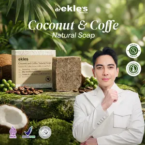 [Live Dr Ekles] Coconut & Coffee Natural Soap Bar by Dr Ekles Skincare | Melembabkan | Mencerahkan | Menutrisi