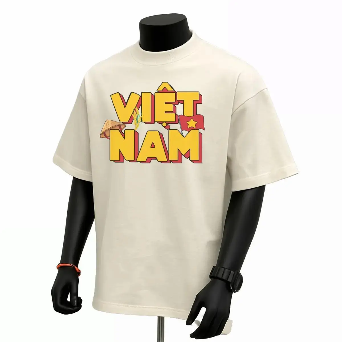 ( DEAL MỞ BÁN ) Áo Thun Nam Nữ Vãi Catton 100 % fom oversize in hình Việt Nam