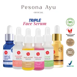 VIVA Triple Face Serum 20ml – Serum Wajah Untuk Kulit Cerah, Lembap & Sehat
