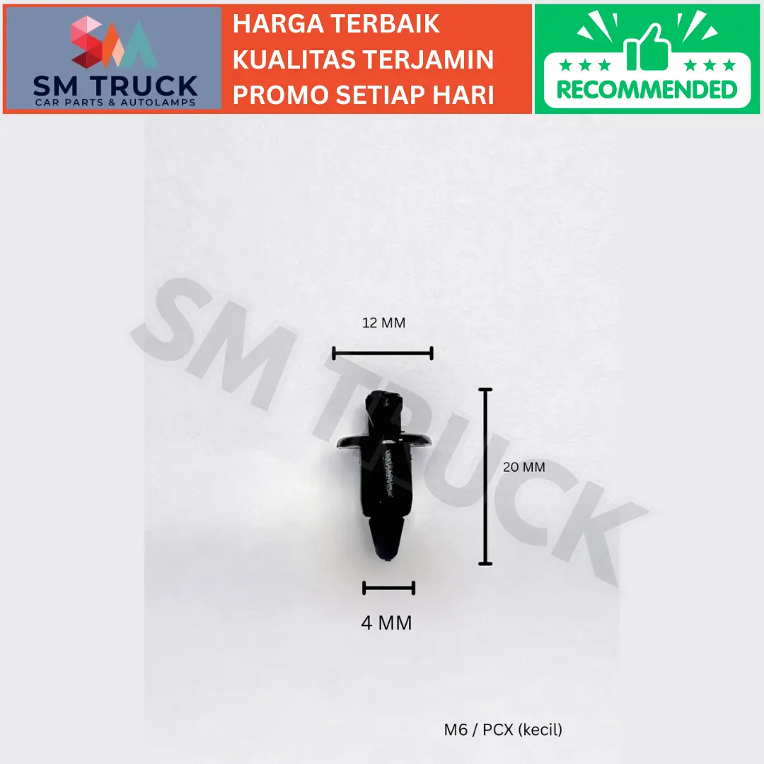 KLIP CLIP PLASTIK BODY RIVET KANCINGAN BODY MOTOR PCX BEAT ADV CBR GENIO VARIO M6  AEROX X-MAX NMAX