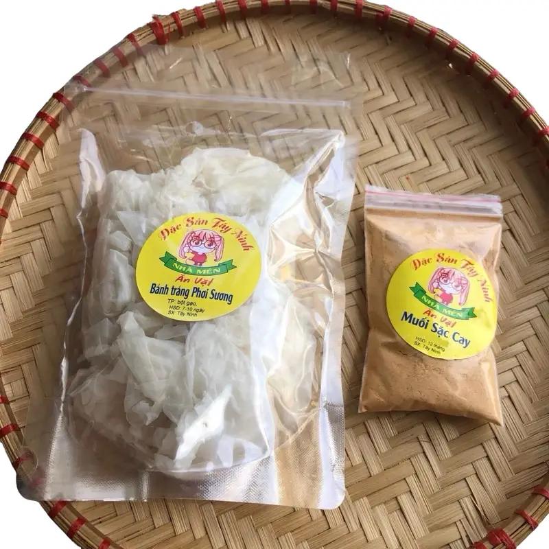  COMBO 300g Bánh Tráng Phơi Sương + Muối Nhuyễn Ăn Vặt Sack Food Snack 