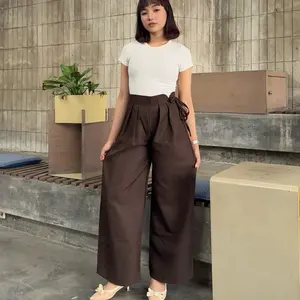 Jenny Pants Kulot Celana Panjang Wanita Highwaist Casual Dayly Basic LoosePants Bahan Semi Woll Premium Size S-XXL