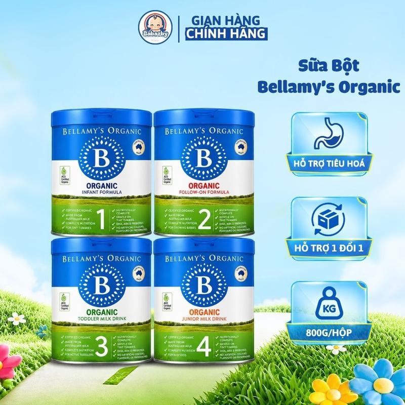 Sữa Bellamy's Organic Classic 8HMO 800g Hỗ Trợ Tăng Đề Kháng Phát Triển Hệ Miễn Dịch, Não Bộ Cho Trẻ