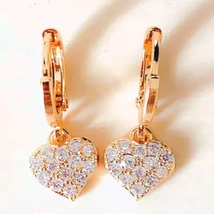 ANTING TITANIUM LOVE PERMATA CANTI ANTI KARAT DAN ANTI LUNTUR
