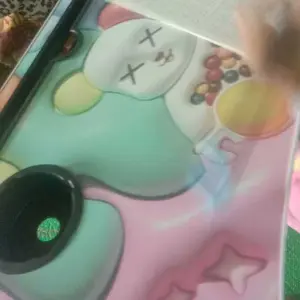 Mehaa Meja Lipat Mini3D Portable Meja Laptop Lipat Folding Table Motif Unik dan Menarik Hemat Ruang Mudah Dibawa untuk Belajar Anak Furniture