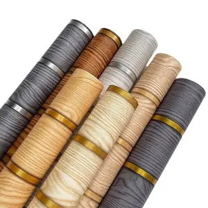 PAKET 5 ROLL - Wallpaper Dinding Sooku Motif List Serat Panjang 4 Meter Bahan Kertas Stiker PVC Anti Air Tebal Bertekstur Mudah Dipasang