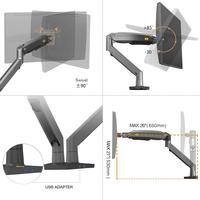 Gambar Bracket Monitor Meja 22 24 27 29 32 Universal Ultra Wide Long Arm Full Motions Monitor Desk Mount with USB Port dari Raja Bracket Indonesia Kota Tangerang Selatan 4 Tokopedia