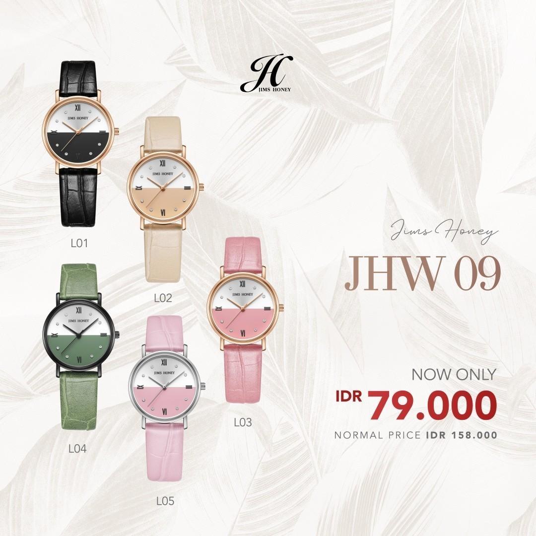JIMS HONEY JAM TANGAN WANITA JHW 09 (FREE BOX + BATERAI)