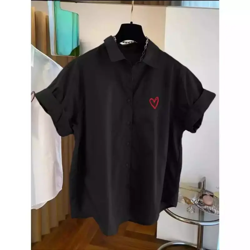 COD - Blouse Cotton - Atasan Kemeja Katun Wanita Casual 5