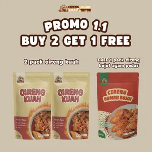 PROMO 1.1 (FREE CIRENG BOJOT) 2 pack cireng kuah