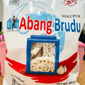 Kerupuk Abang brudu BESAR ! Mentah !langsung goreng !Tanpa Jemur! Rasa Bawang!