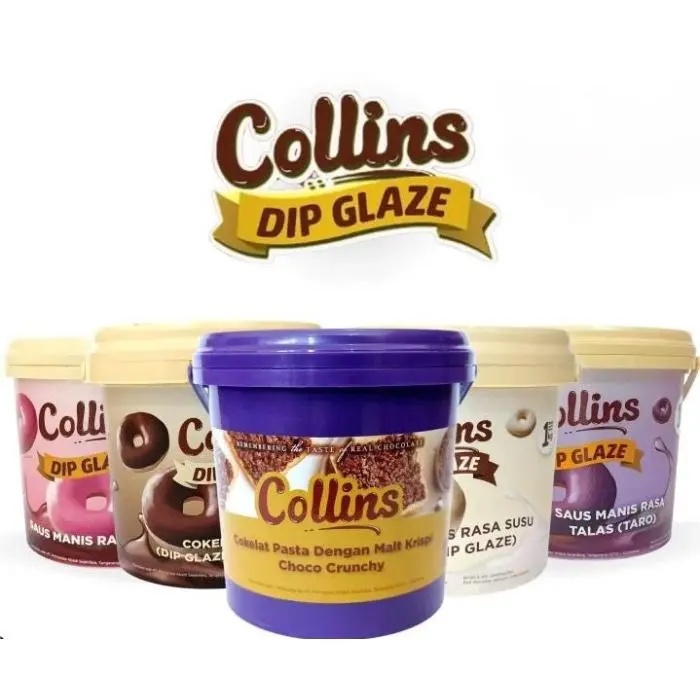 Collins Dip Glaze 1 KG SEMUA RASA LENGKAP | Selai Collins Choco Tiramisu 0
