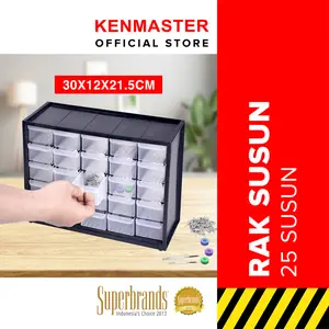 Kenmaster Rak Susun Drawer 25 Kompartemen - RAK016