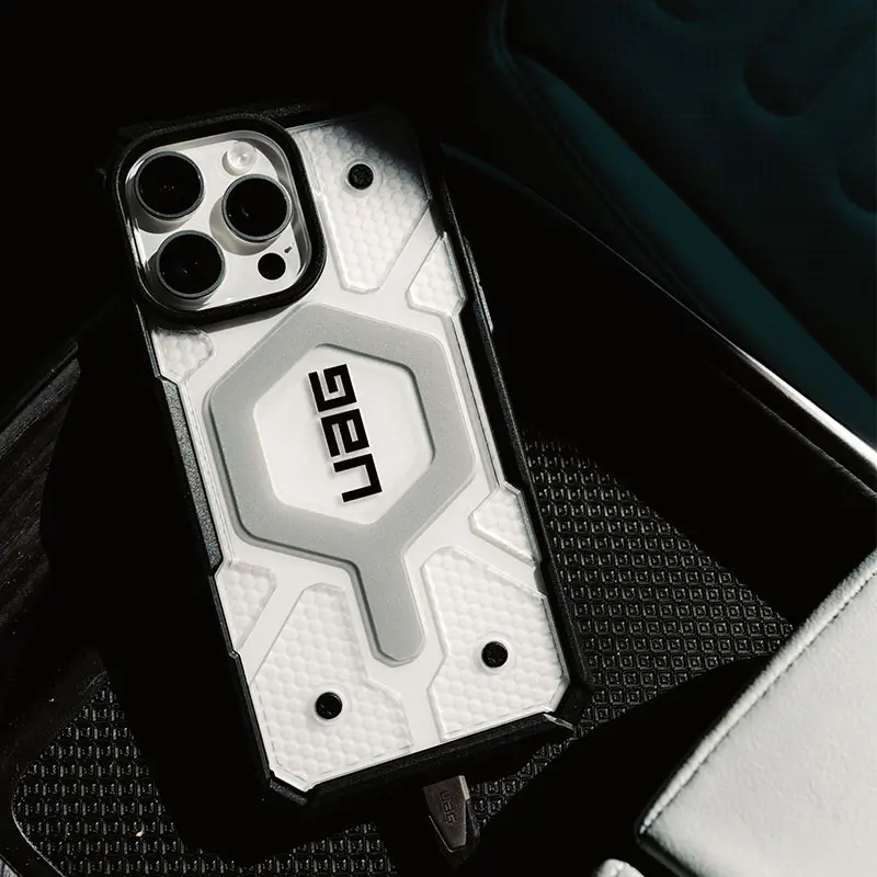 Ốp Pathfinder, UAG, Có Từ Tính, Dành Cho iPhone 16 Pro Max, iPhone 15 Pro Max, iPhone 14 Pro Max Và 13 Pro Max, Ốp Điện Thoại, Vỏ Bảo Vệ Trong Suốt Chắc Chắn, Trong Suốt, Bảo Vệ Tất Cả Các Hướng, Ốp Điện Thoại 6