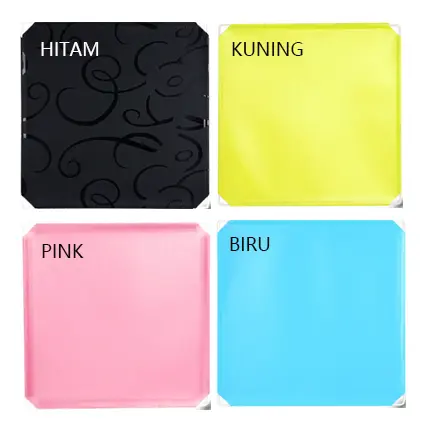 Bedola Lemari pakaian rak serbaguna susun plastik lemari baju rak buku 3 pintu polos 3