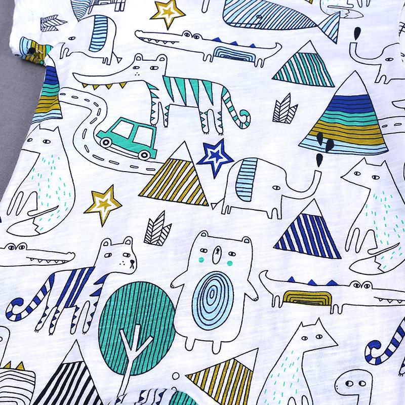 Product Introduction of Baby Sleepwear Pyjamas For Newborn Boy Romper Jumpsuit Infant Girl Cotton Summer Toddler Clothing 35