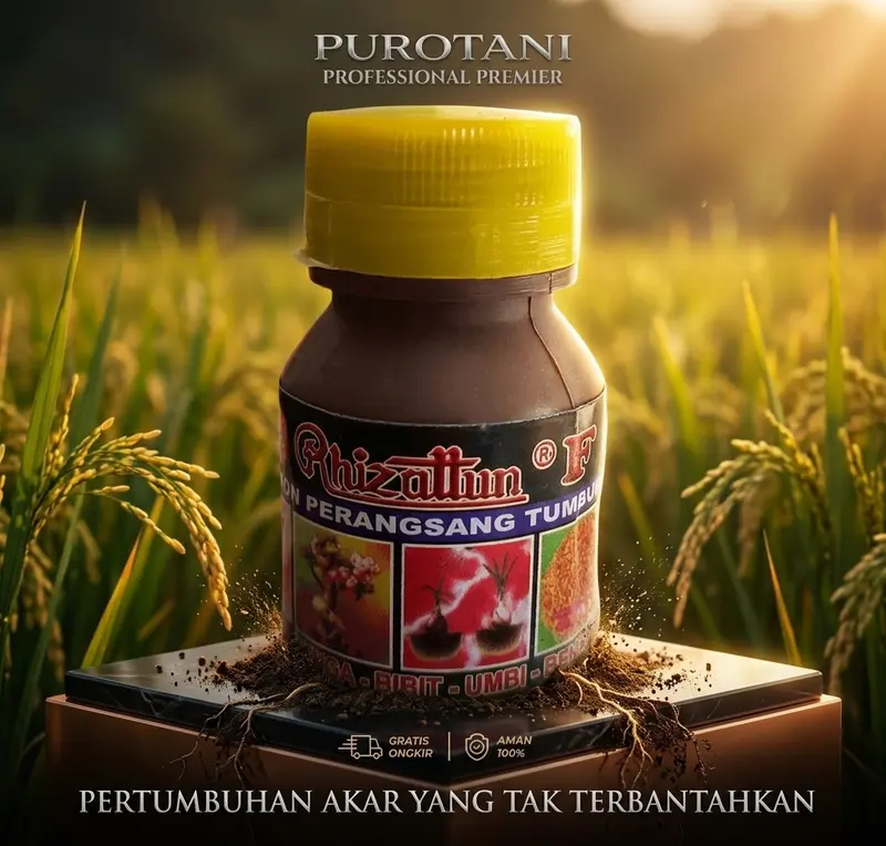 Hormon Pertumbuhan Akar umbi bunga benih bibit Rhizattun F