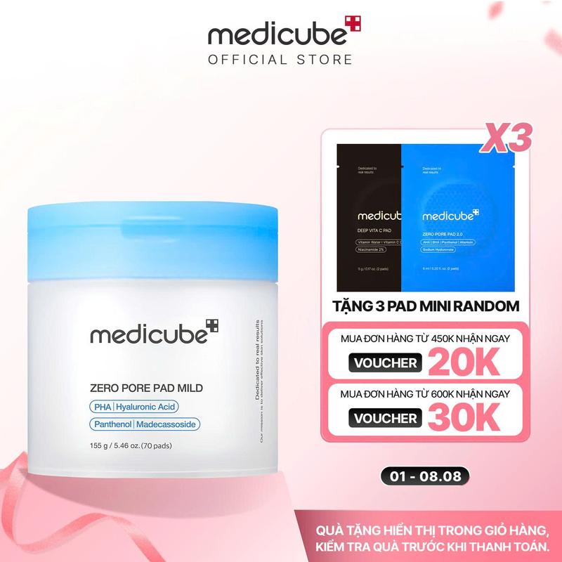 Toner Zero Pore Pad Mild (Nhạy cảm) 155g/70 miếng