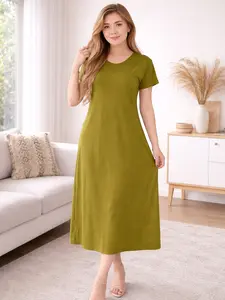 midi dress daster wanita rayon premium