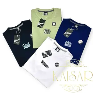 Kaos Pria Wanita Lengan Pendek Paket Hemat 4Pcs 100rb Size M L XL XXL XXXL Semi Katun 24s  Baju  Atasan Oblong Dewasa Cowok Cewek