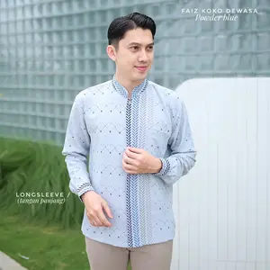 Rereyshop Faiz Koko Dewasa - Kemeja Koko Sarimbit terlaris | Sarimbit Lebaran 2025 - Koko lengan panjang koko lengan pendek - Koko Premium terbaru