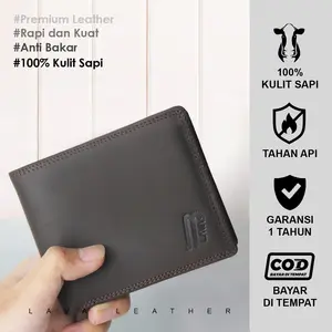 Dompet Pria Kulit Sapi Asli Lava Bromo Wallet Dompet Tanggung Pria dompet  cowok