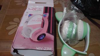Product Review of Headphone Wireless Bluetooth Headset Cat Ear Telinga Kucing Gaming LED Stereo Bass Earphones from k**i 0