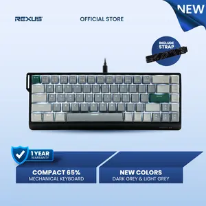 Rexus Heroic KX3 Keyboard Gaming Mechanical 65% Layout - Hotswap Switch