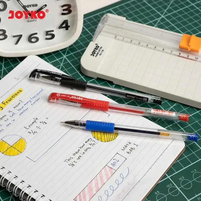 JOYKO Pulpen Gel 1 Pack JK-100NT 0.5mm Isi 12 Pcs 3